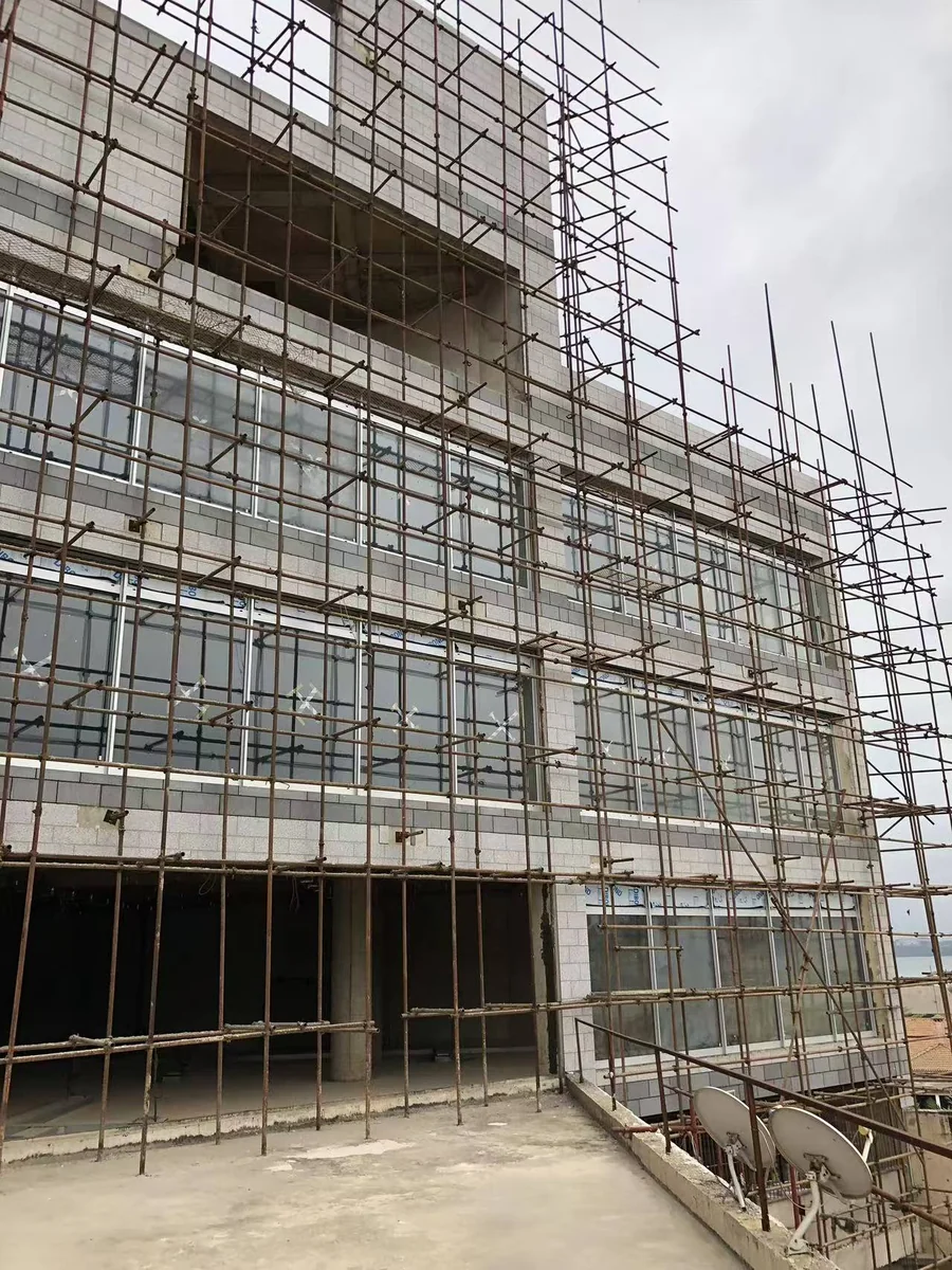 Facade and scaffolding works